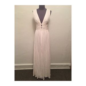 Nicole Miller White Maxi Dress